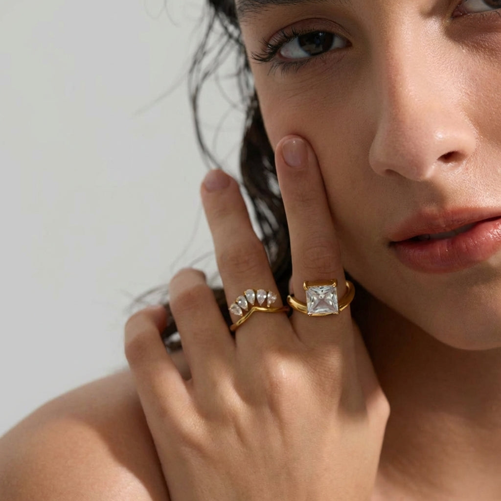 Bague Chevron - Aria - L'atelier des bijoux