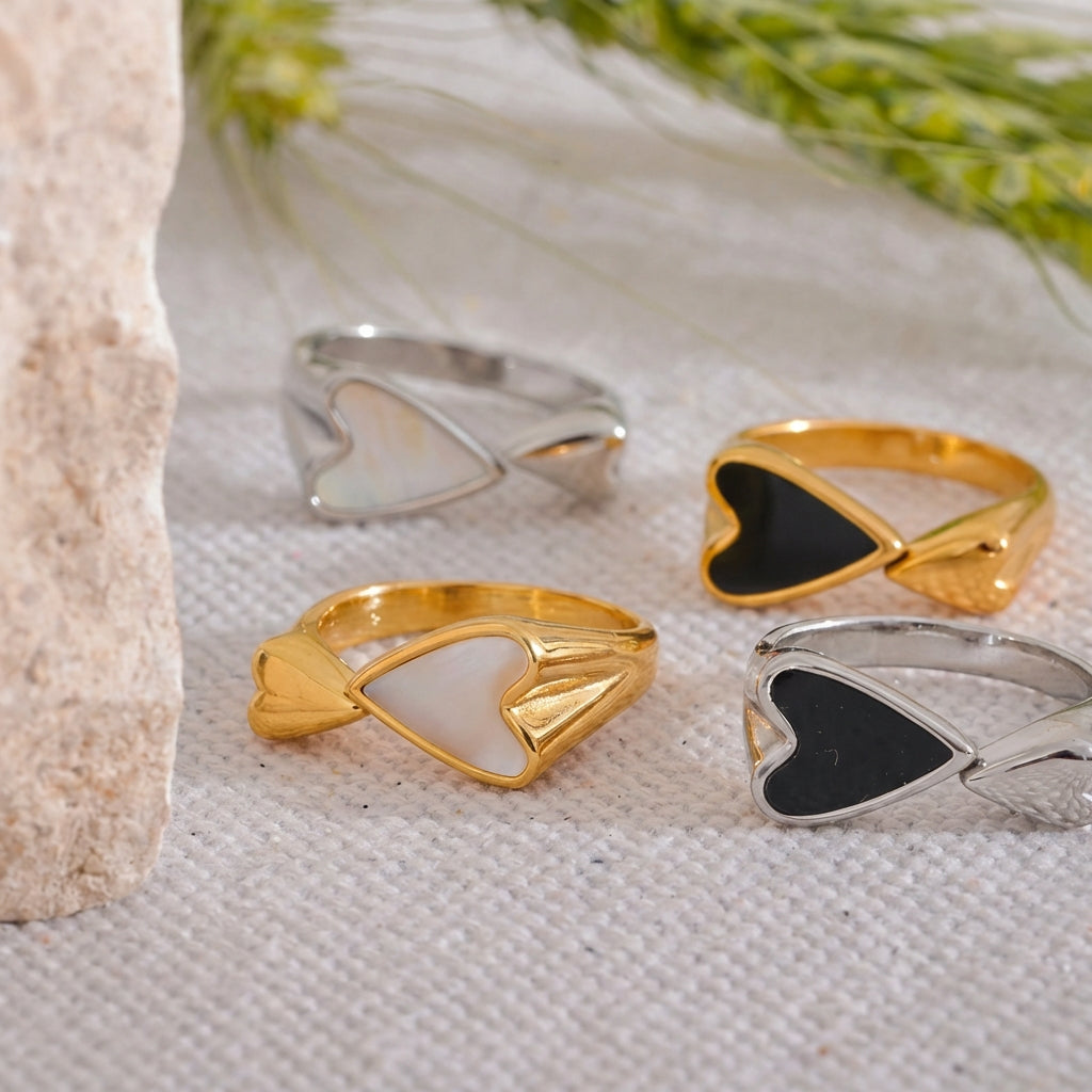 Bague Double Cœur - Amour - L'atelier des bijoux