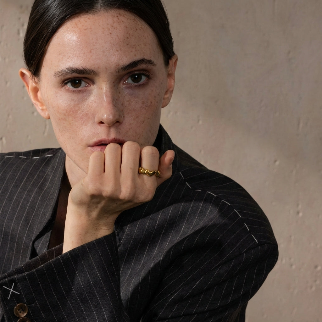 Bague Motif Coeurs - Cora - L'atelier des bijoux