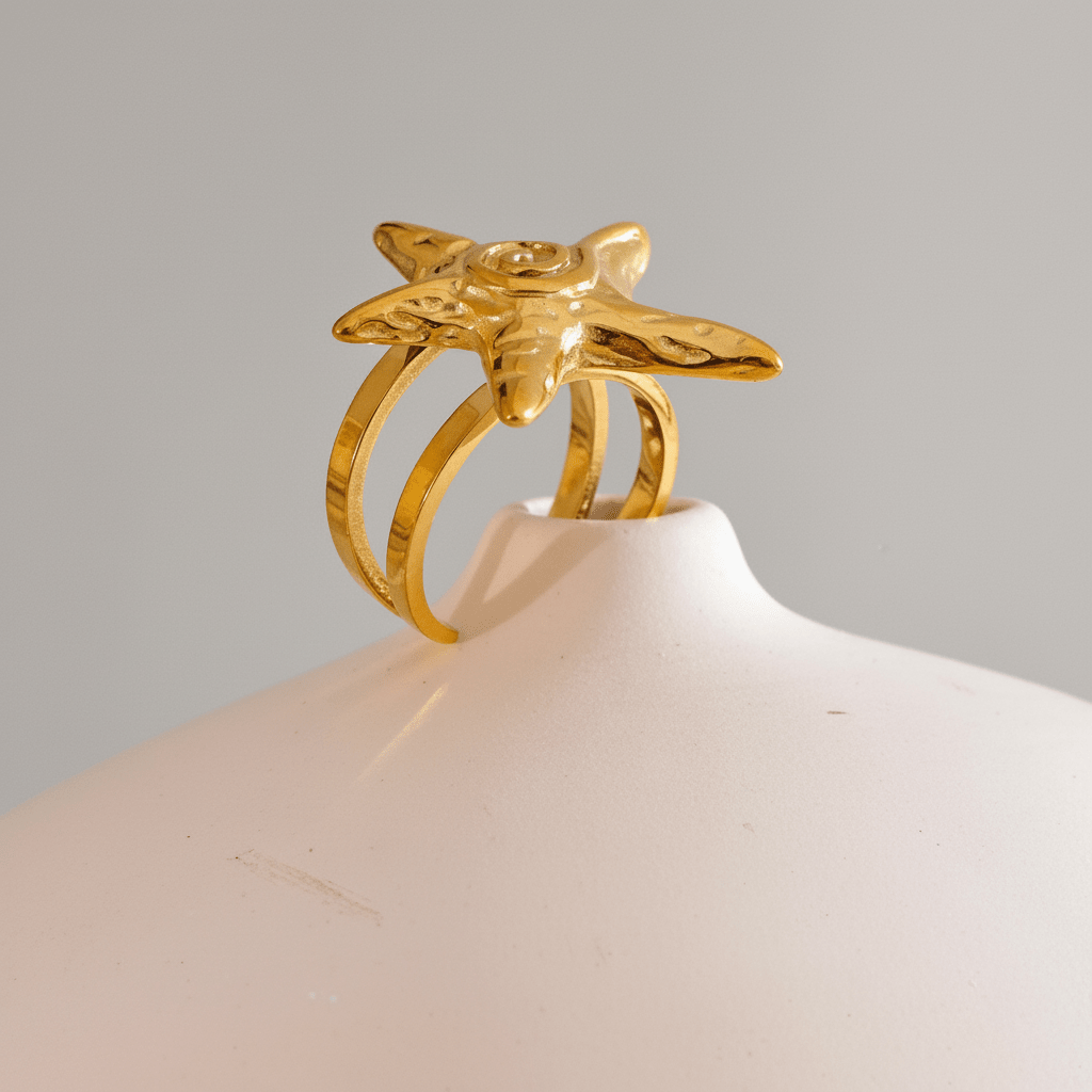 Bague Starfish - L'atelier des bijoux