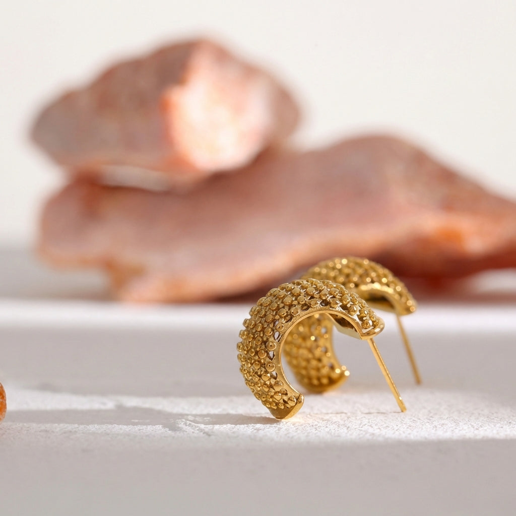 Boucle d'oreille chic Isis - L'atelier des bijoux