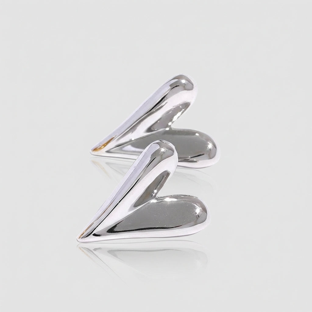 Boucle d'oreille femme coeur Andromède - L'atelier des bijoux