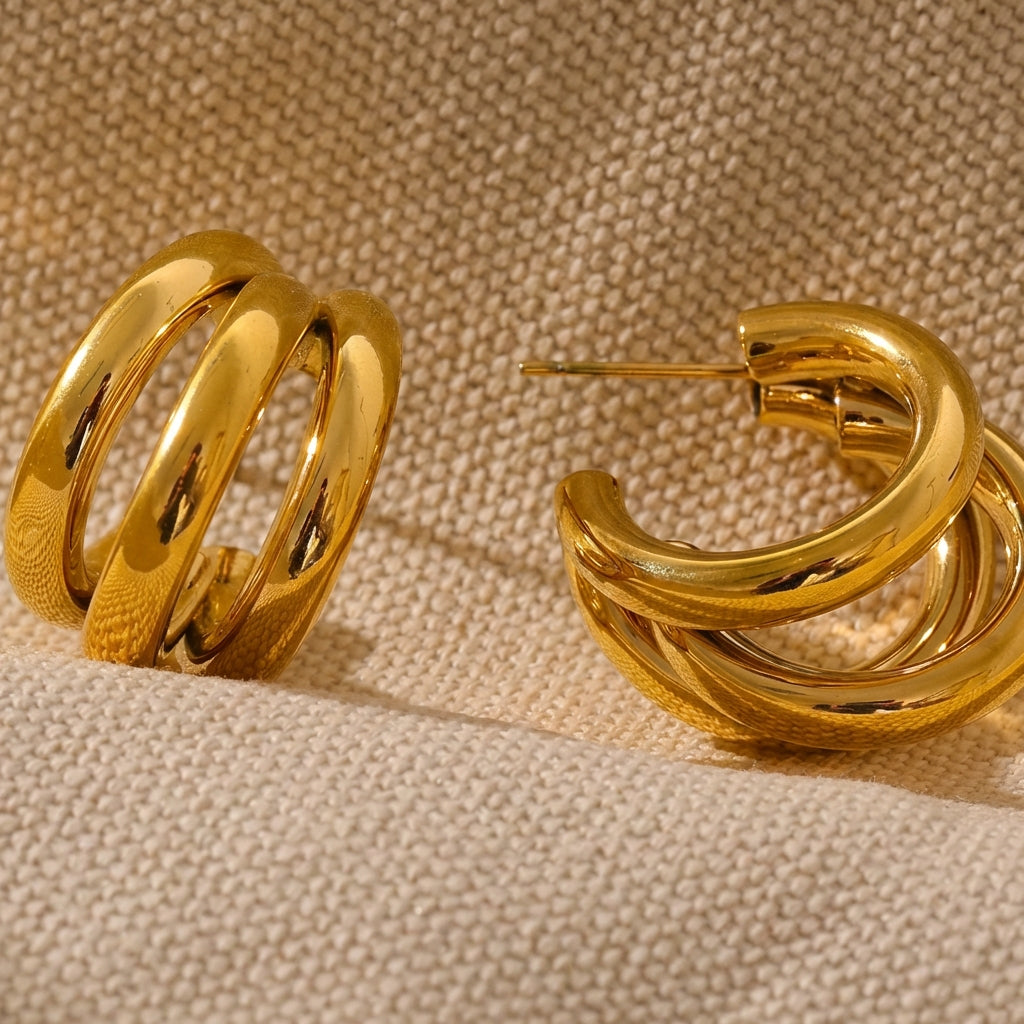 Boucle d'oreille Kallisto - L'atelier des bijoux