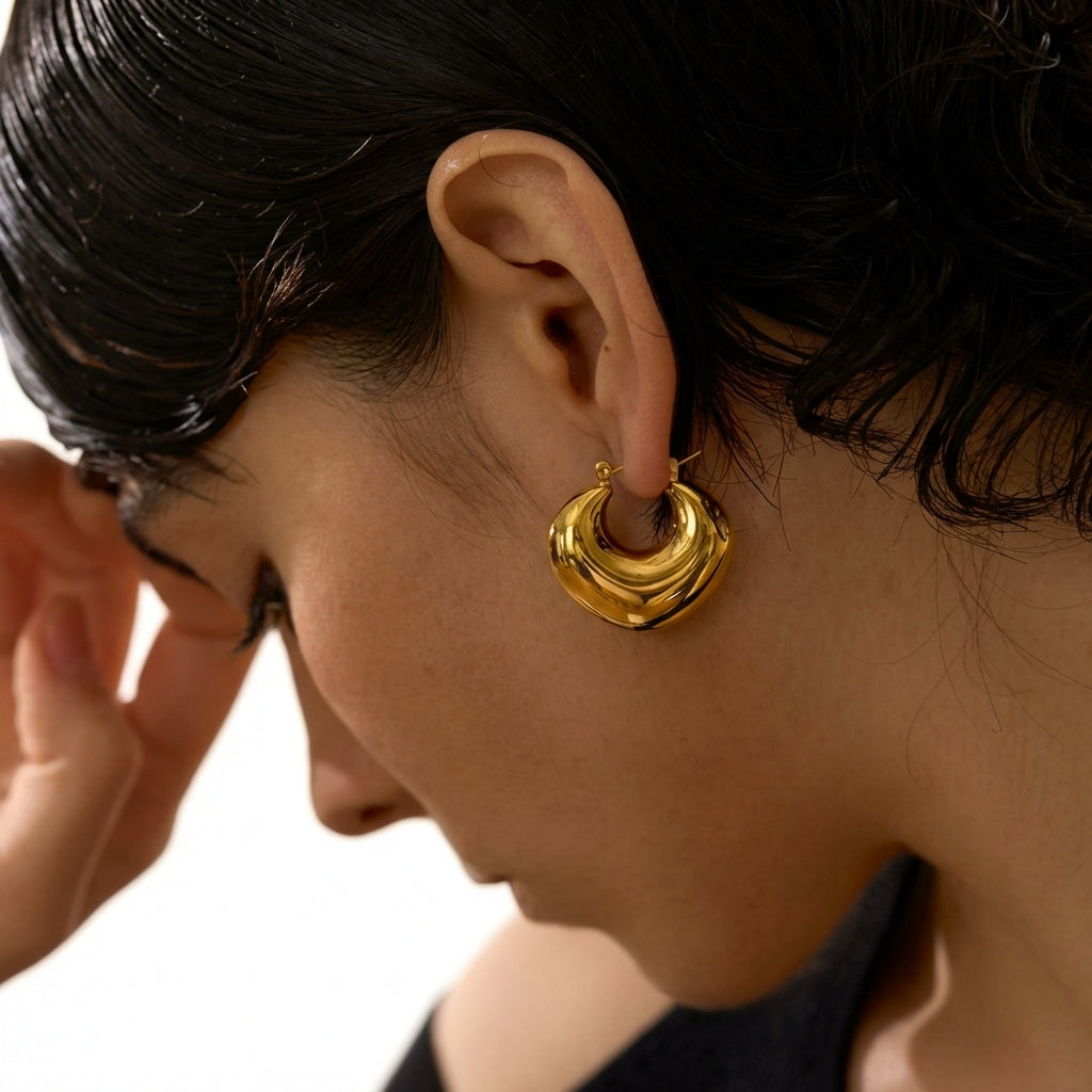 Boucle d'oreille Ondine - L'atelier des bijoux