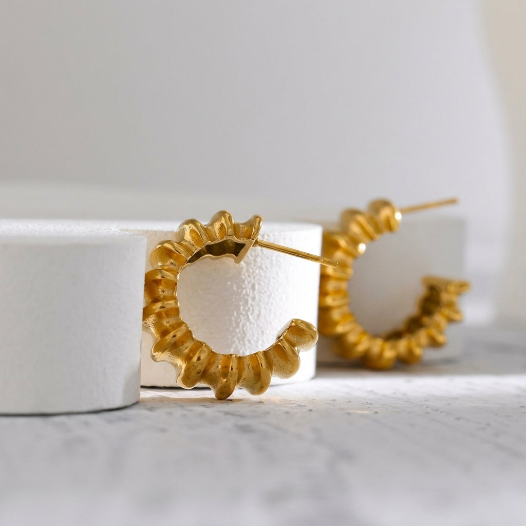 Boucle d'oreille Séléné - L'atelier des bijoux