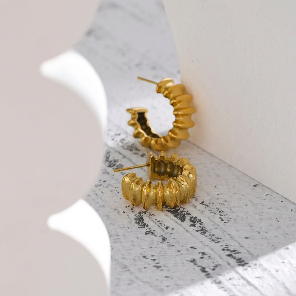 Boucle d'oreille Séléné - L'atelier des bijoux