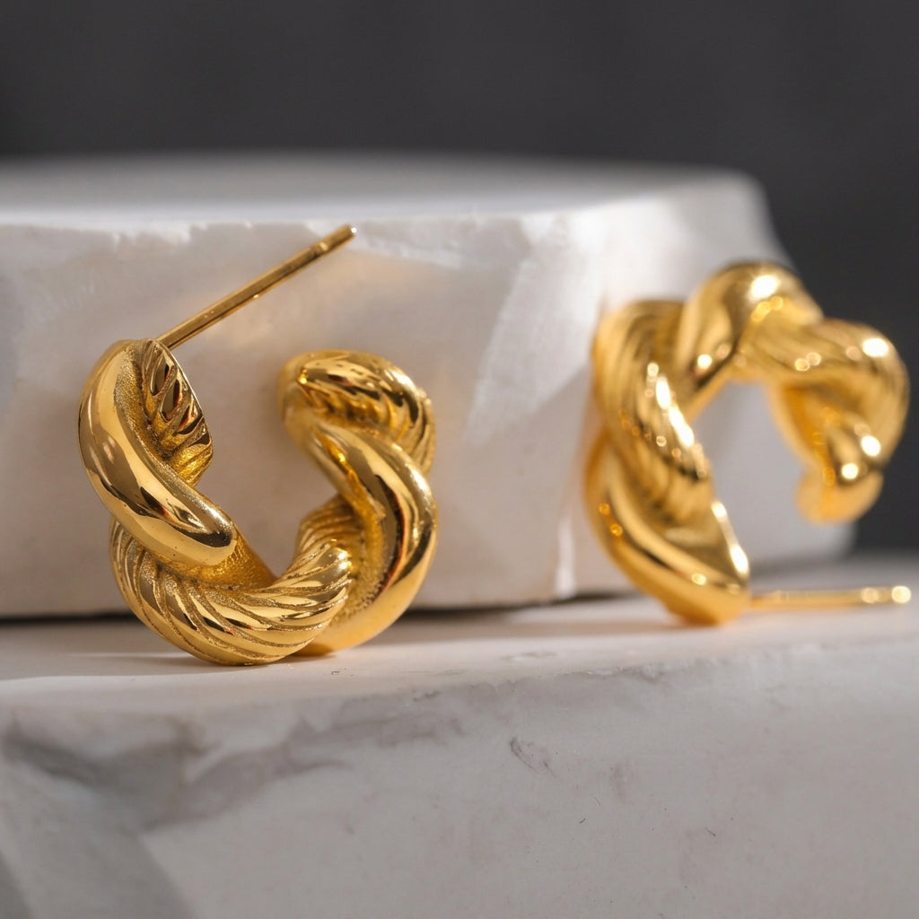 Boucle d'oreille Téthys - L'atelier des bijoux