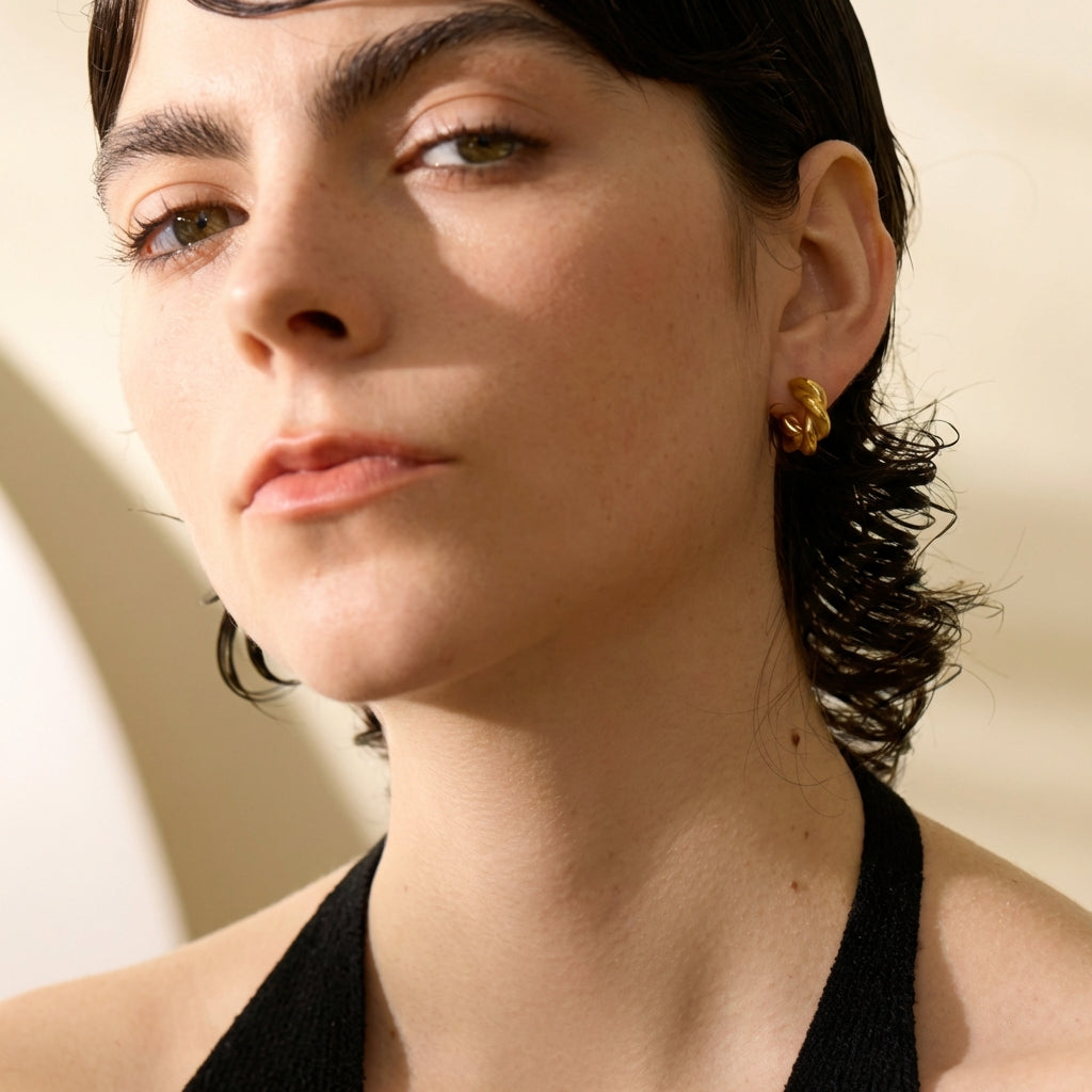 Boucle d'oreille Téthys - L'atelier des bijoux