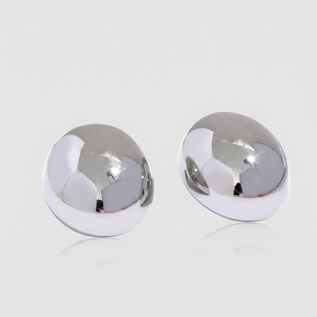 Boucles d'oreilles ovales Seren - L'atelier des bijoux