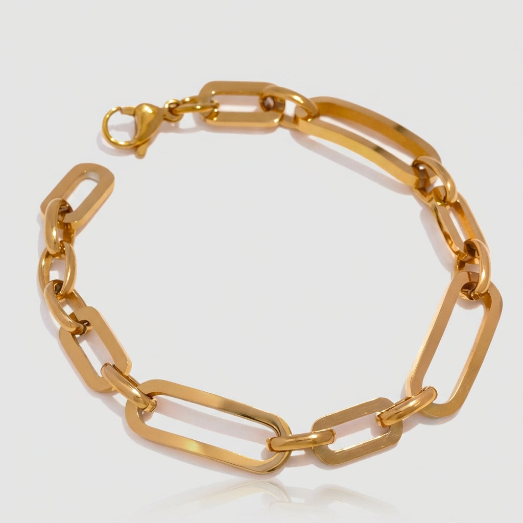 Bracelet à grosse maille Luna - L'atelier des bijoux