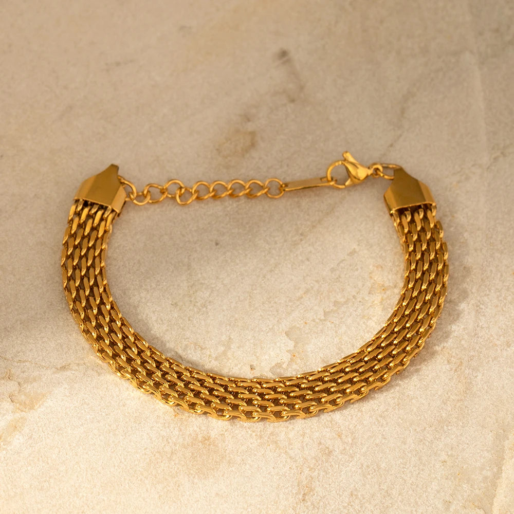 Bracelet chaîne à maille Callisto | Atelier des bijoux