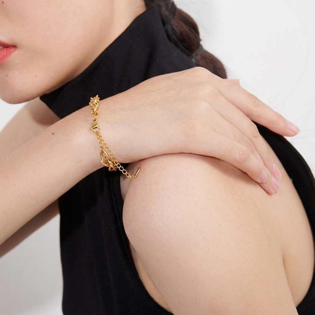 Bracelet chaîne à maille Sirius - L'atelier des bijoux