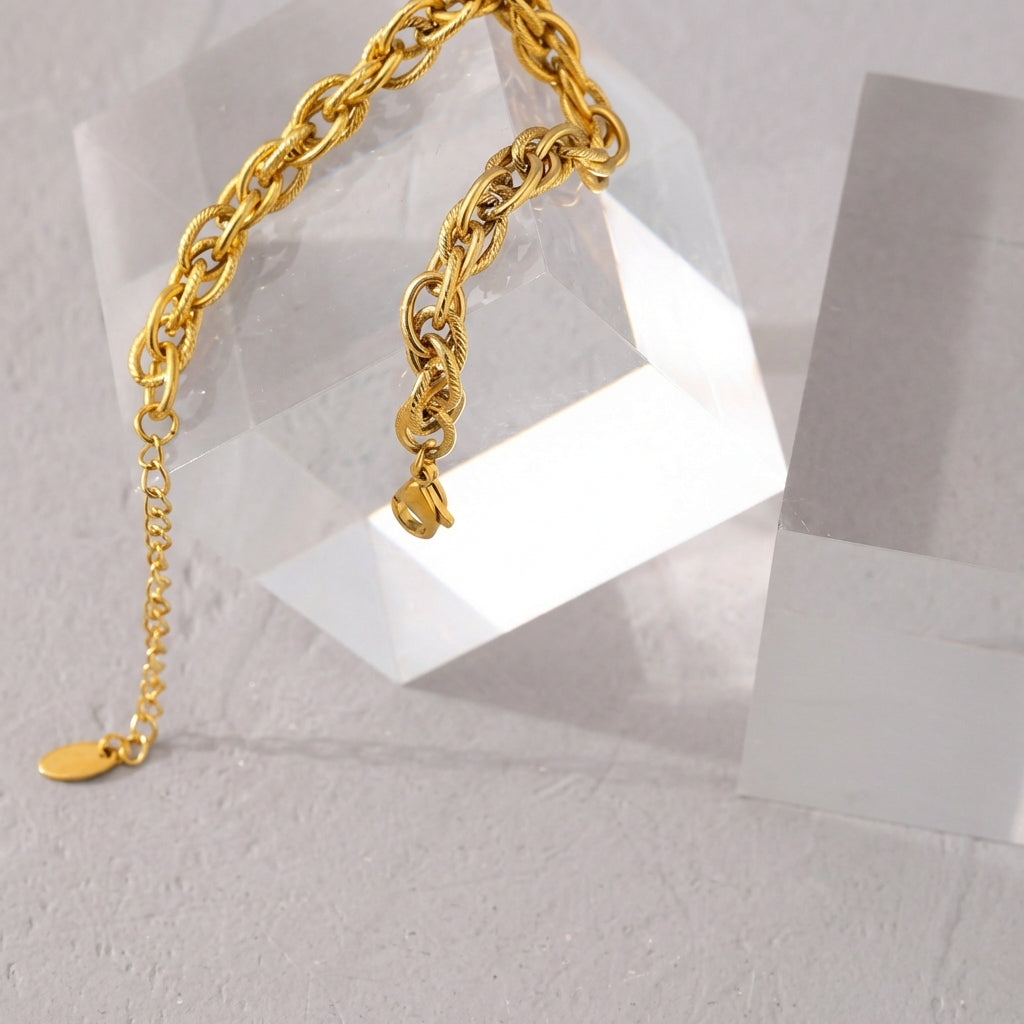 Bracelet chaîne à maille Sirius - L'atelier des bijoux