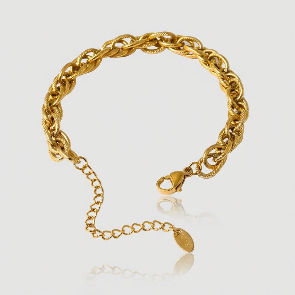 Bracelet chaîne à maille Sirius - L'atelier des bijoux