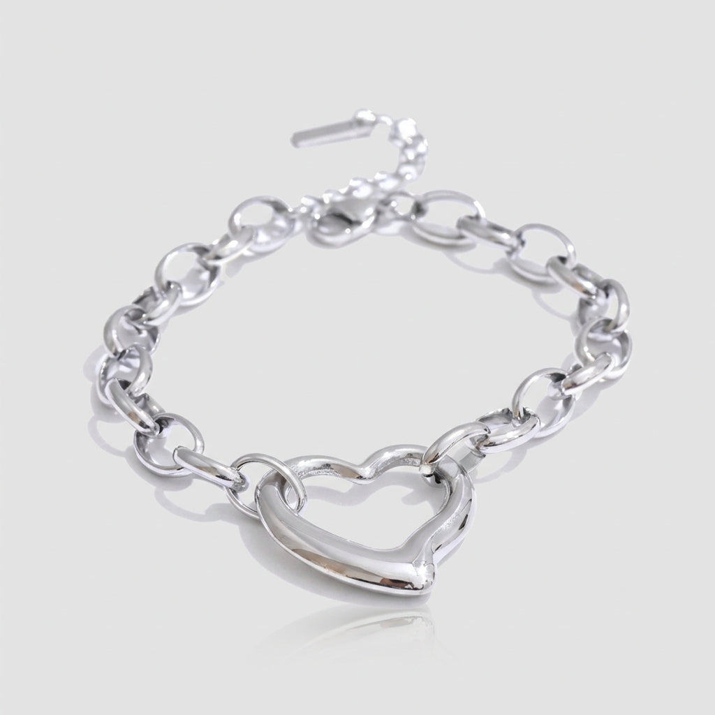 Bracelet Cœur Ajouré - Cora - L'atelier des bijoux