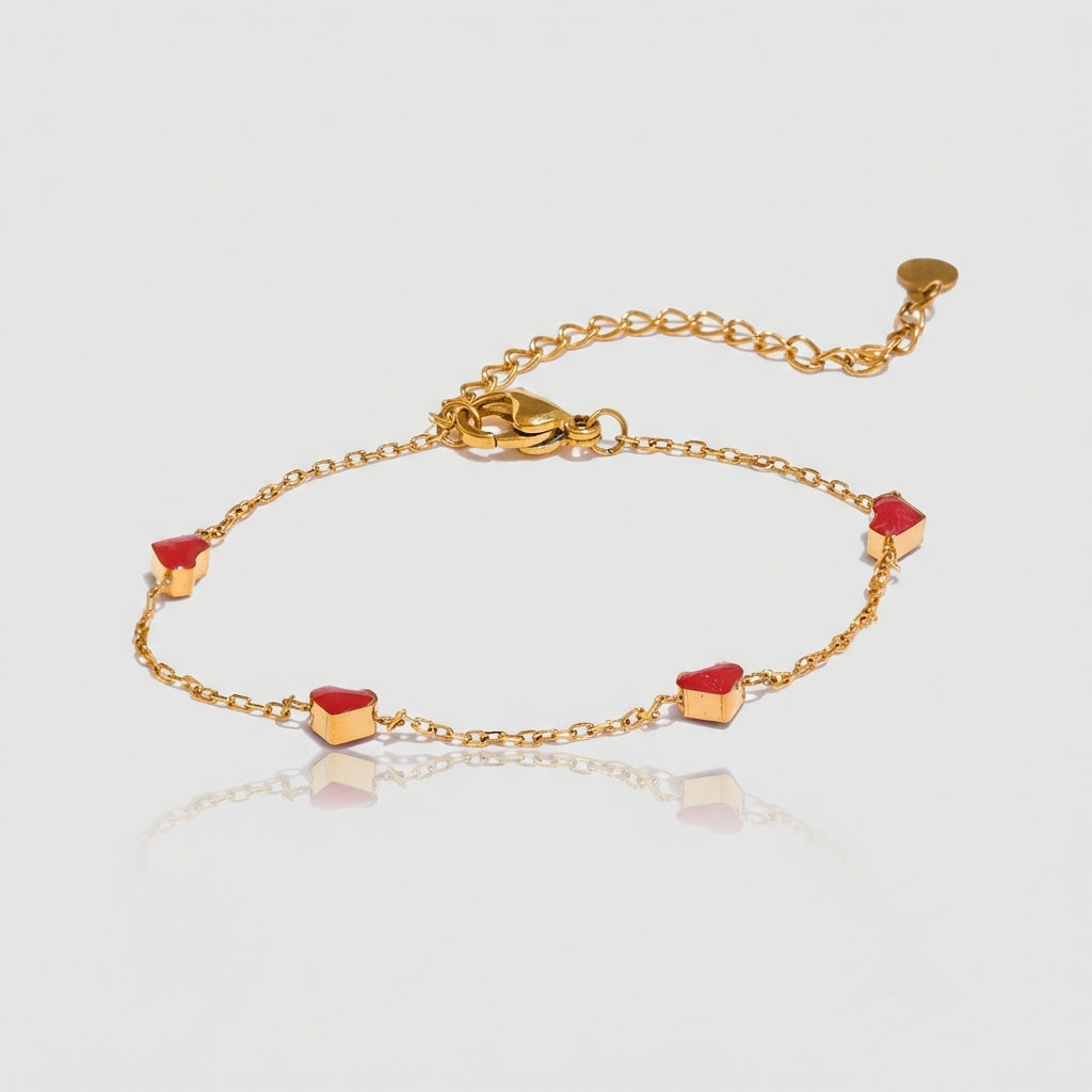 Bracelet Cœurs - Amour - L'atelier des bijoux