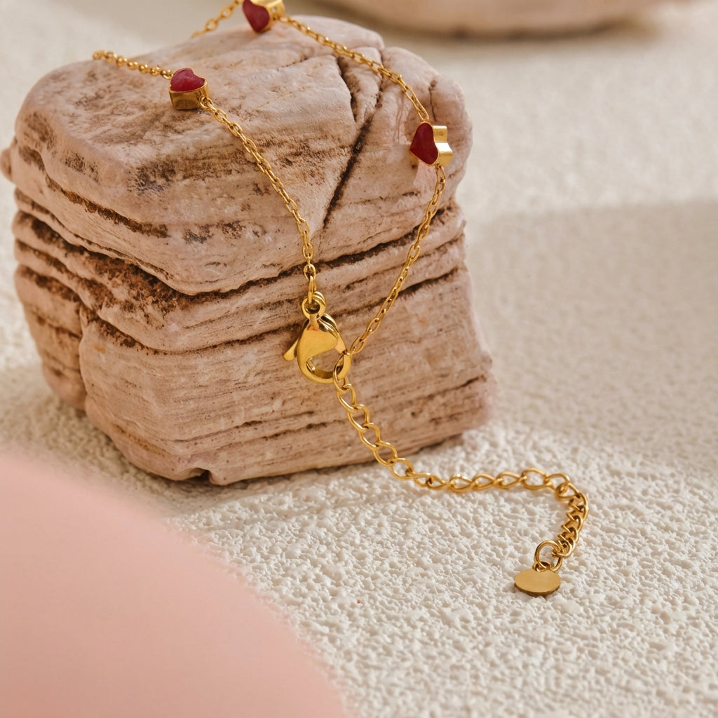 Bracelet Cœurs - Amour - L'atelier des bijoux