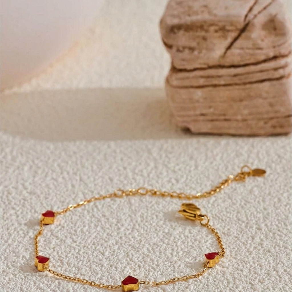 Bracelet Cœurs - Amour - L'atelier des bijoux