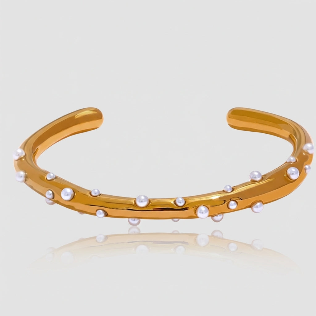 Bracelet jonc à pierres Galaxia - L'atelier des bijoux