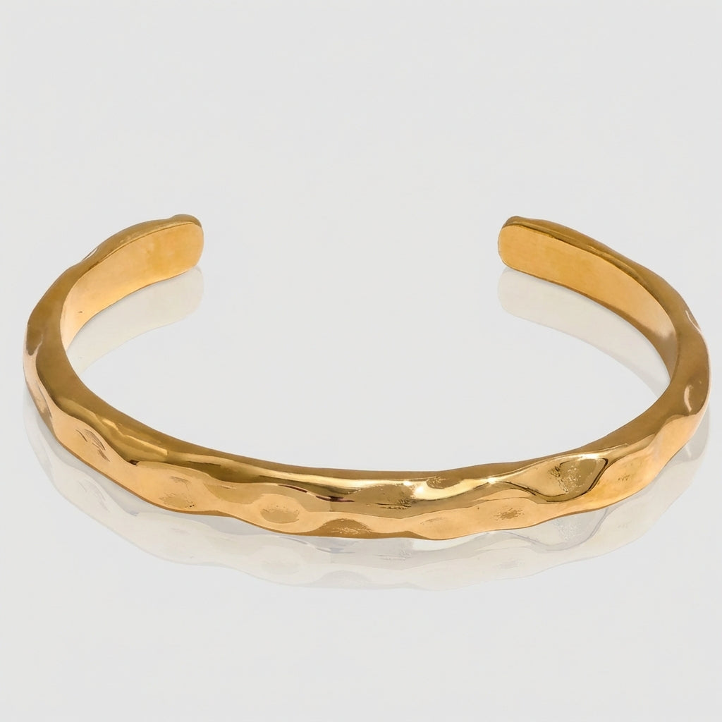 Bracelet jonc martelé Nebula - L'atelier des bijoux