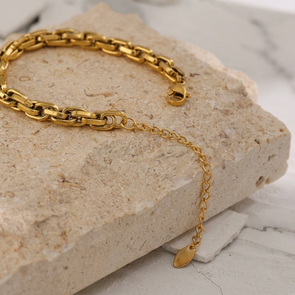 Bracelet maille Halley - L'atelier des bijoux