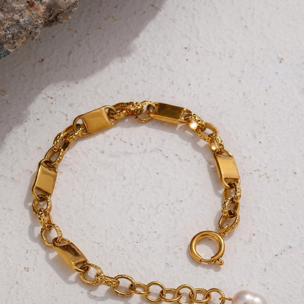 Bracelet maille Stella - L'atelier des bijoux