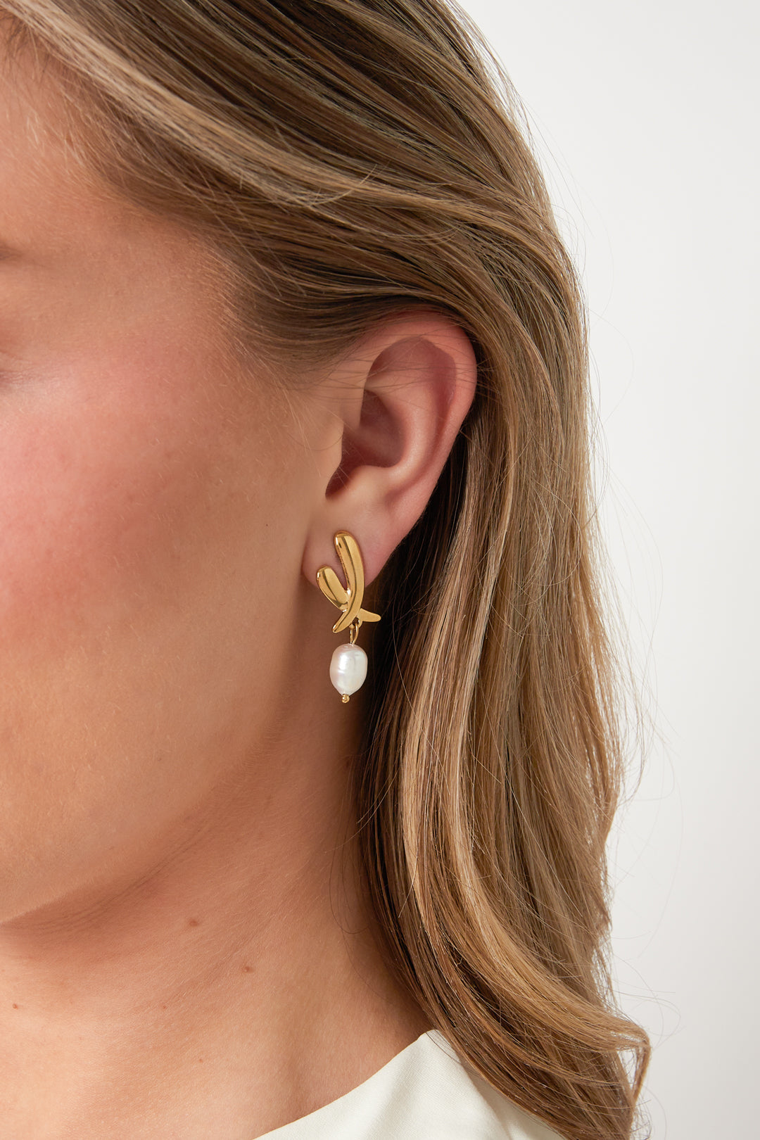 Boucles d'oreilles pendantes en acier inoxydable, forme irrégulière, collection simple et décontractée pour femmes
