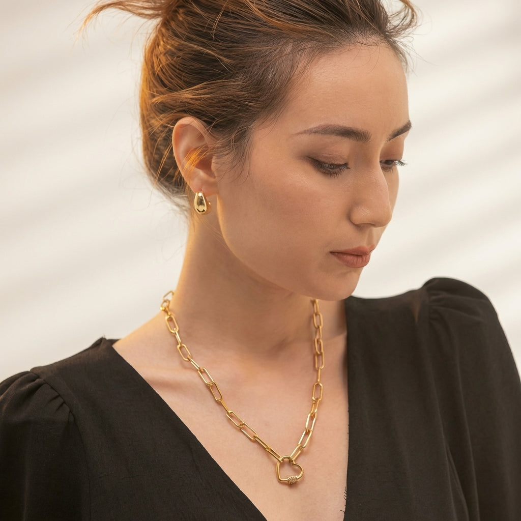 Collier Cœur - Cléo - L'atelier des bijoux