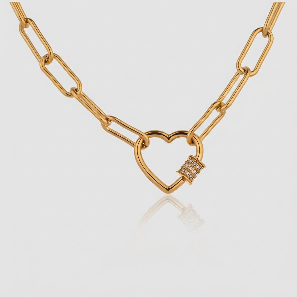 Collier Cœur - Cléo - L'atelier des bijoux