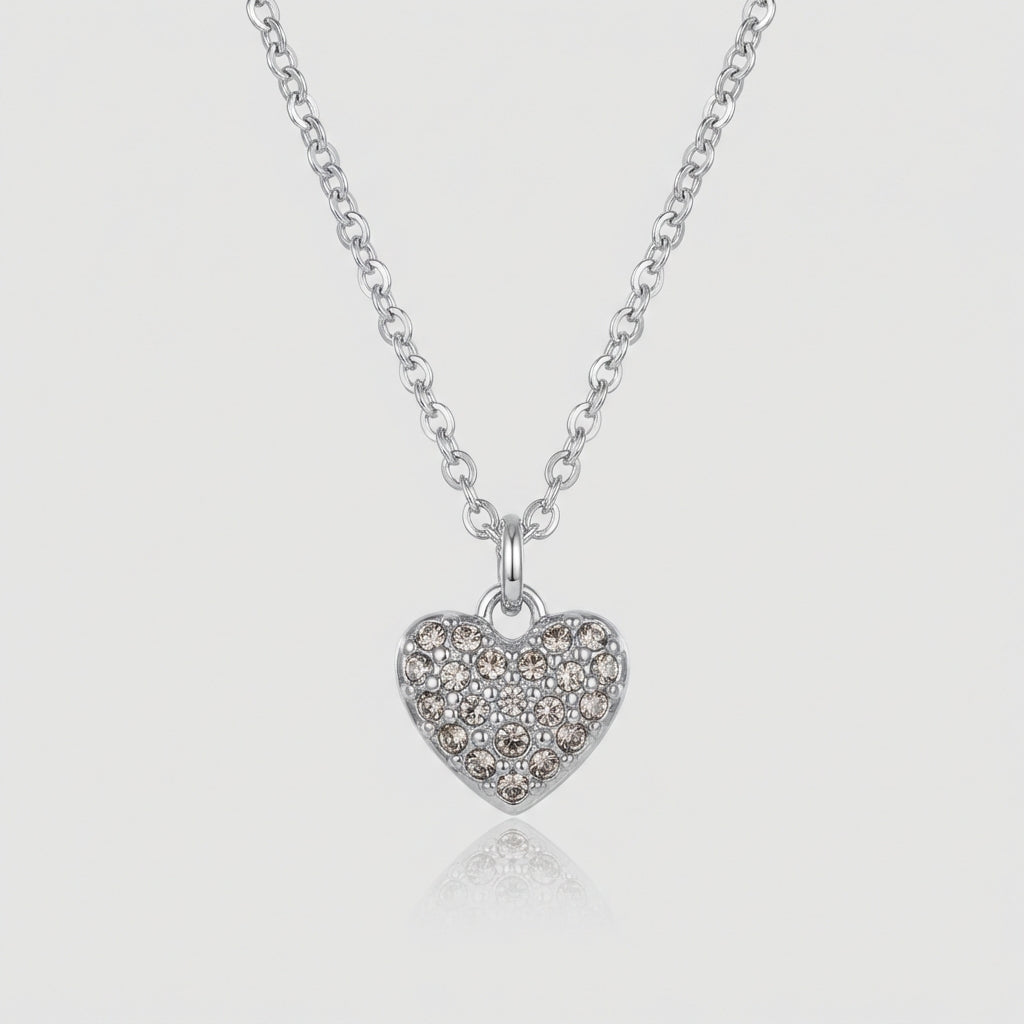 Collier Double Cœur - Célia - L'atelier des bijoux