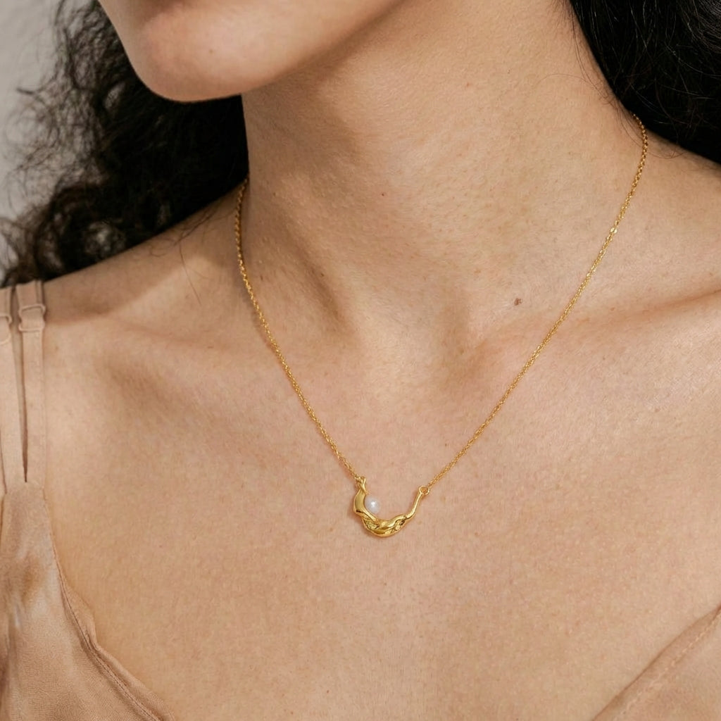 Collier Dusty Moon - L'atelier des bijoux