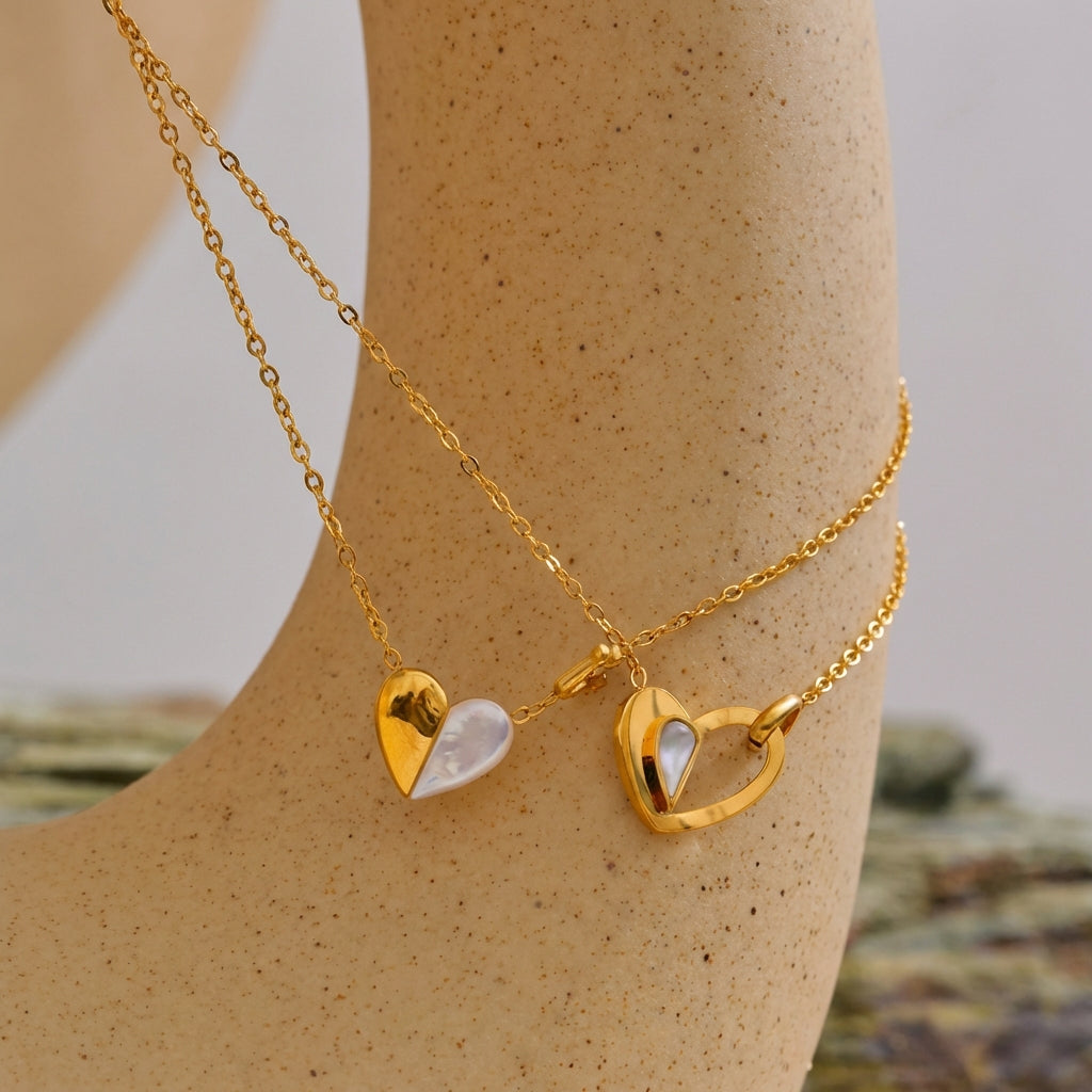 Collier Pendentif Cœur - Célia - L'atelier des bijoux