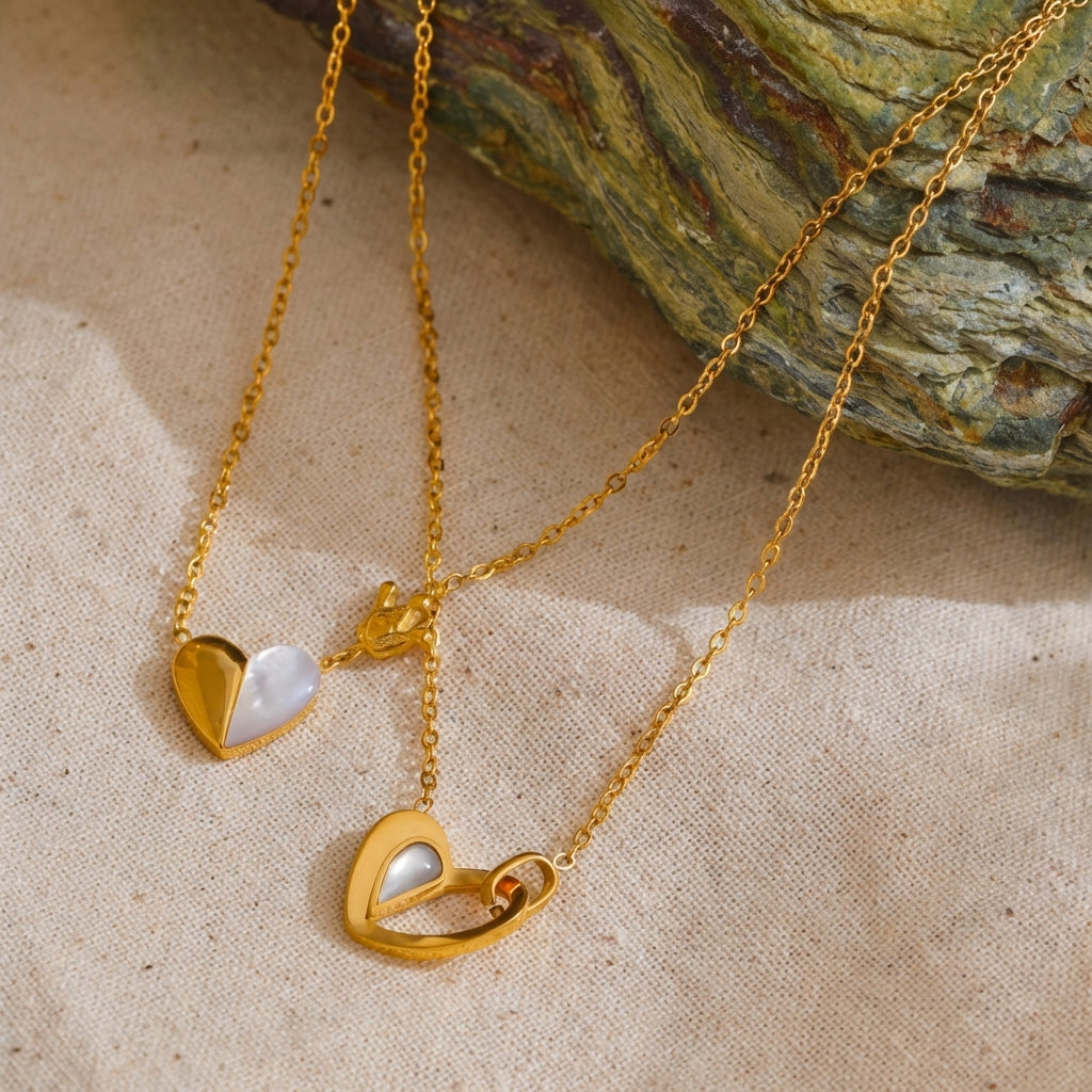 Collier Pendentif Cœur - Célia - L'atelier des bijoux
