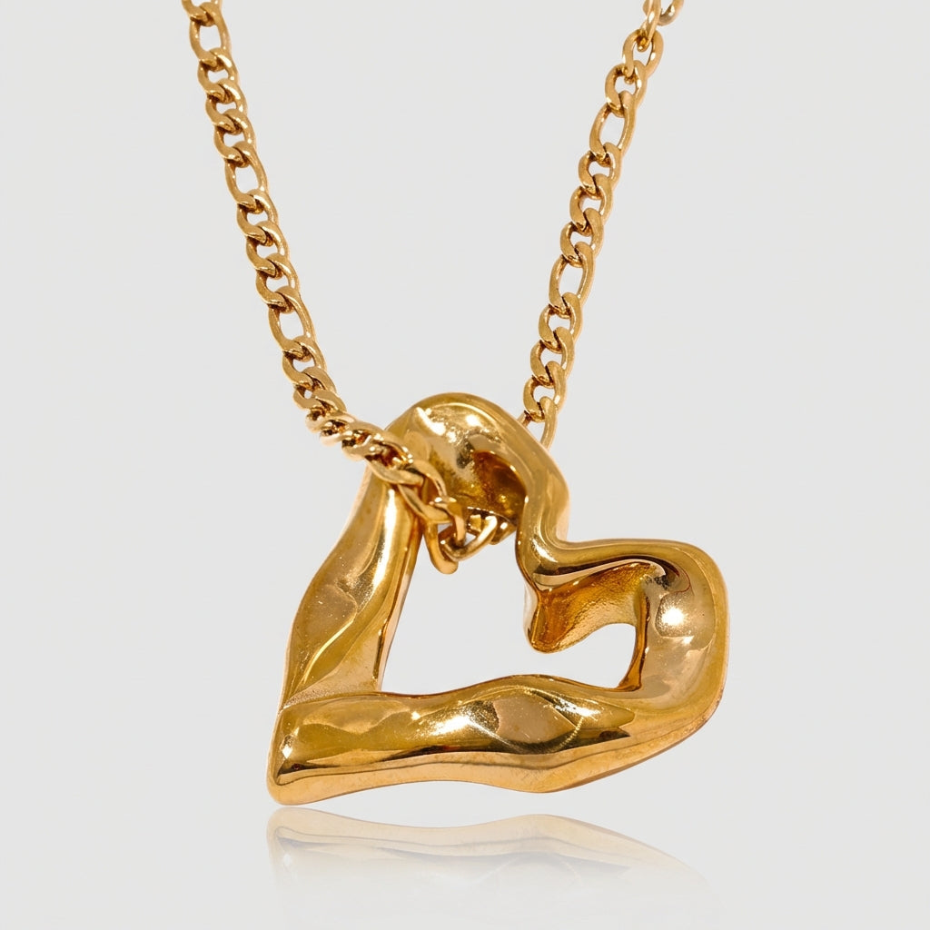 Collier Pendentif Coeur - Célia - L'atelier des bijoux