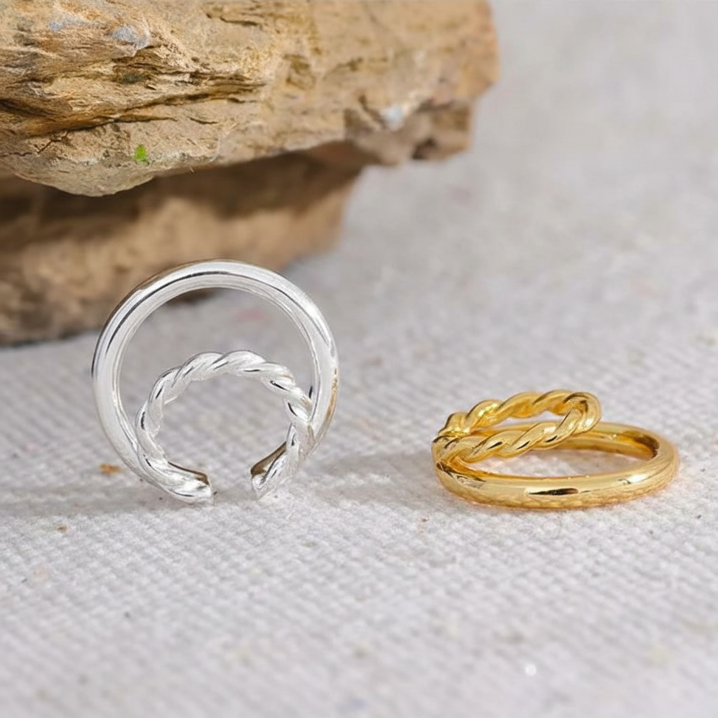 Ear cuff argent sterling 925 Héra pour femme | Atelier des bijoux