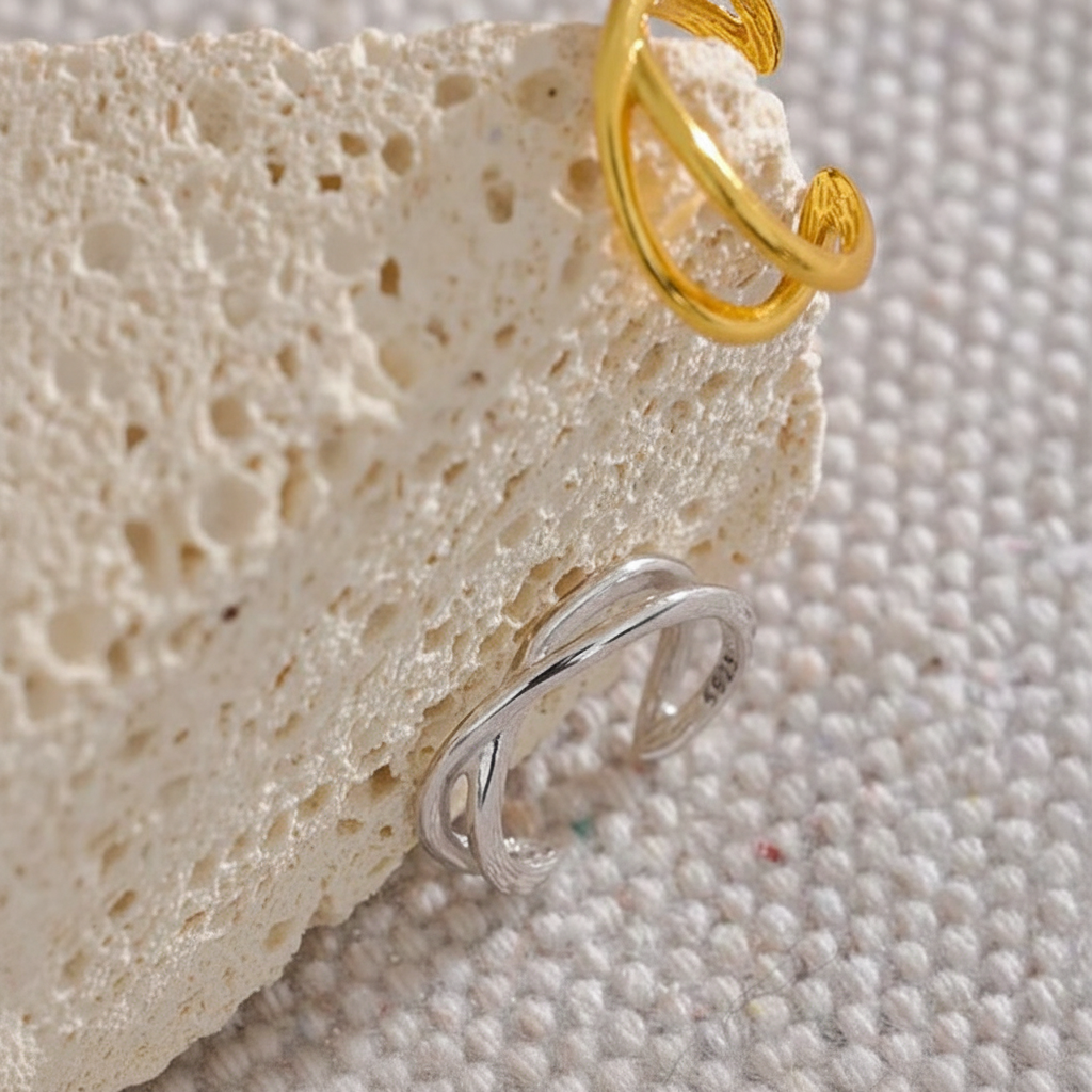 Ear cuff argent sterling 925 Vénus pour femme | Atelier des bijoux