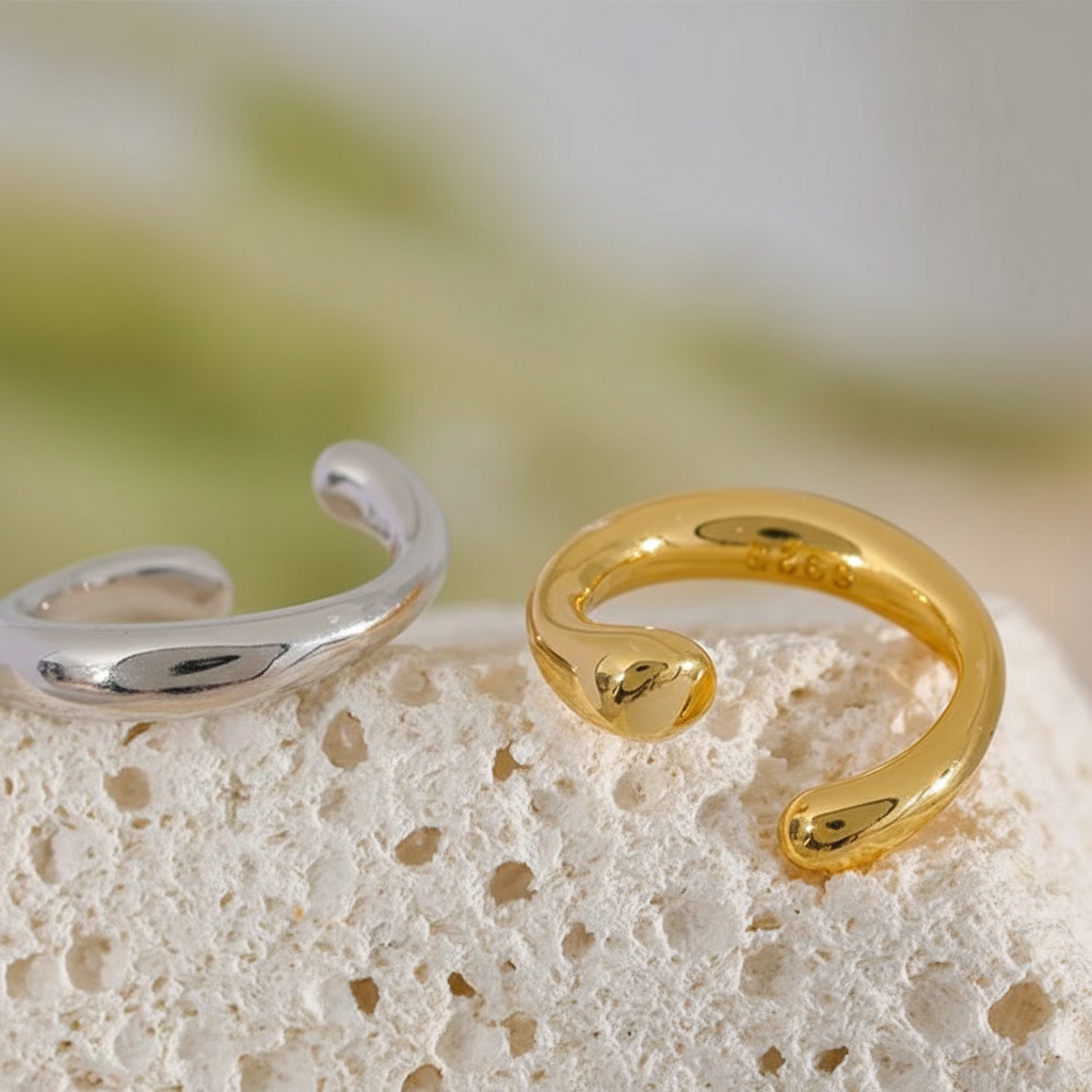 Ear cuff argent sterling 925 Astrée pour femme | Atelier des bijoux