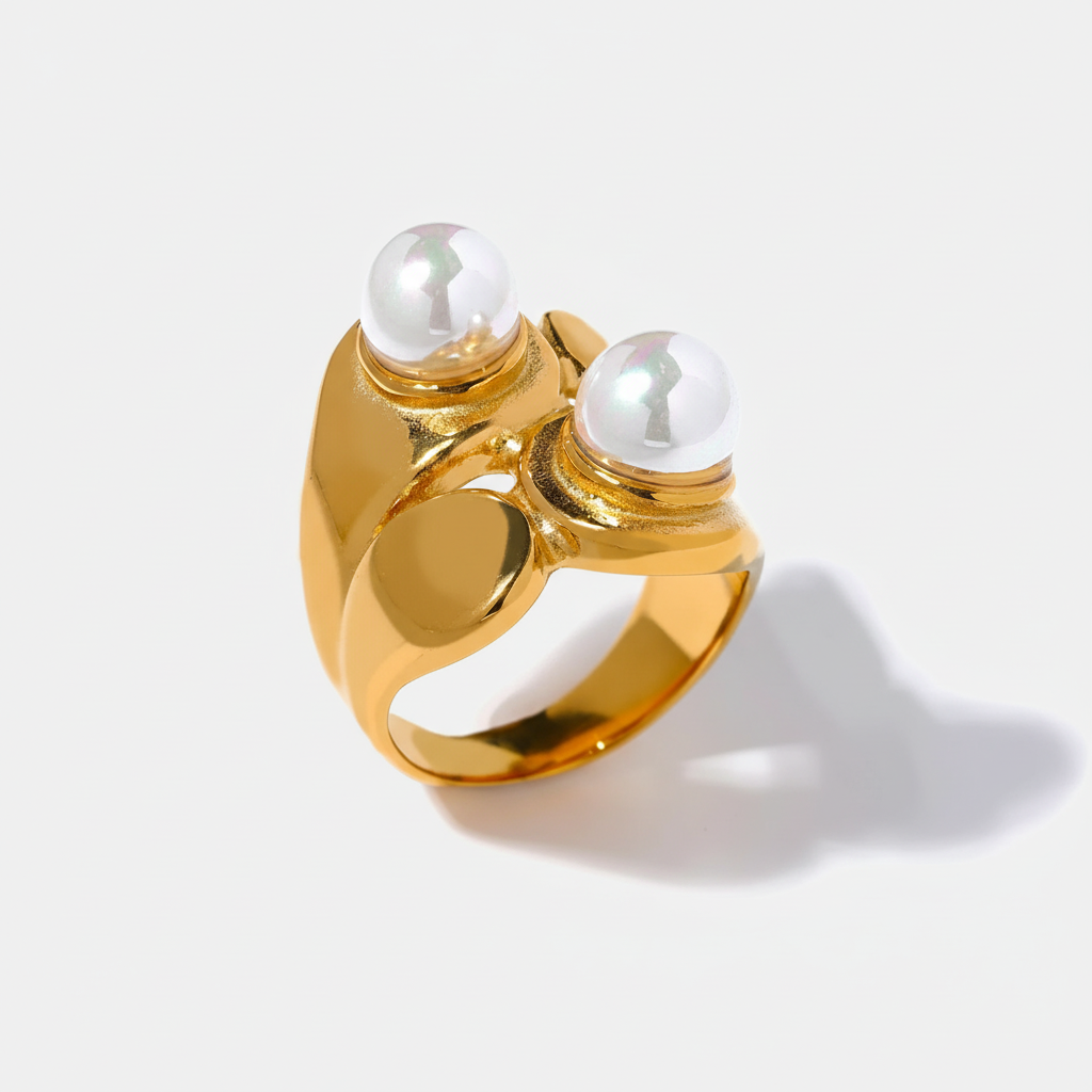 Bague en or avec perle de culture Téa pour femme - Atelier des bijoux - Or