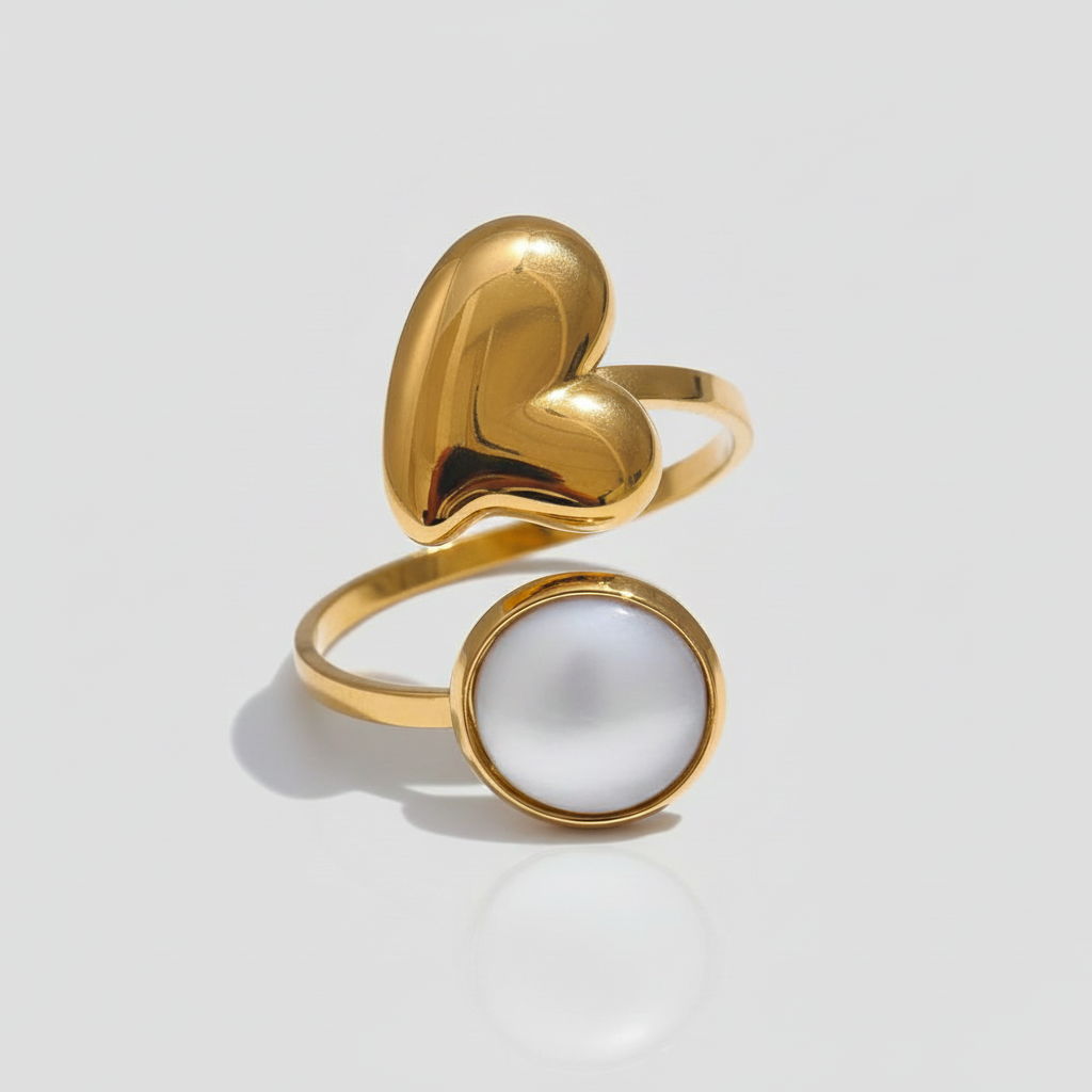 Bague Pearly pour femme - Atelier des bijoux - Coeur Or