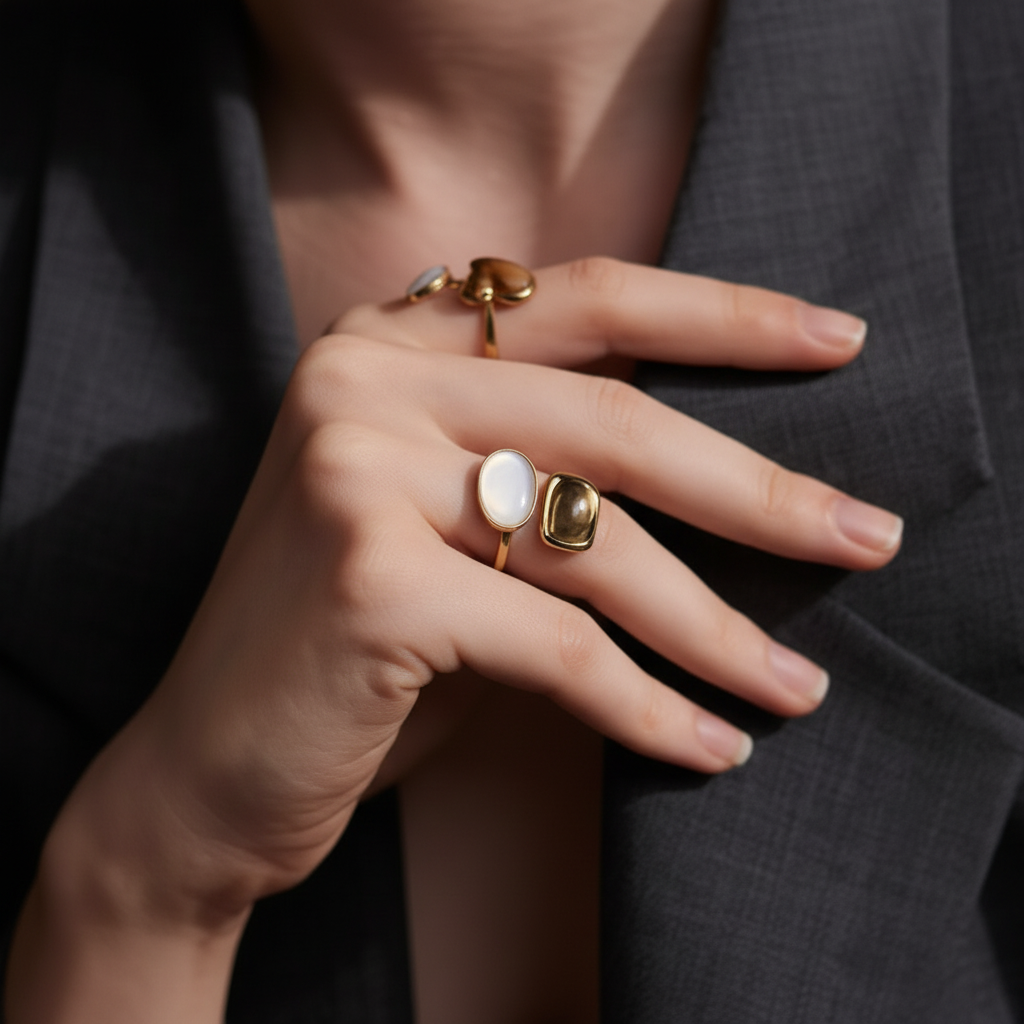 Bague Pearly pour femme - Atelier des bijoux