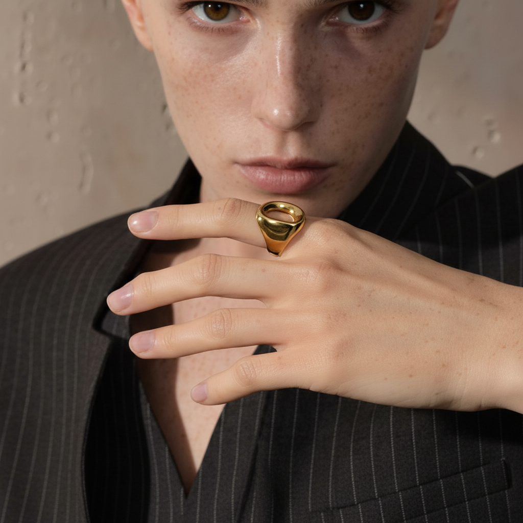 Bague Hollow pour femme - Atelier des bijoux