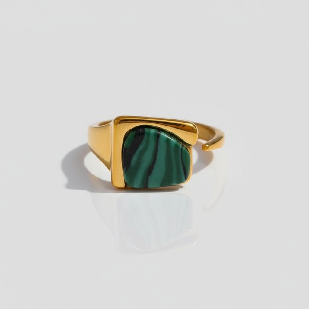 Bague avec pierre Stella pour femme - Atelier des bijoux - Or