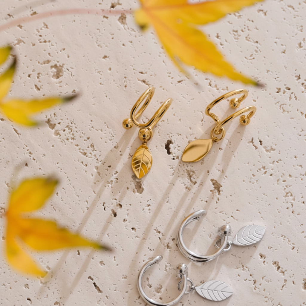 Earcuff Little leaf pour femme - Atelier des bijoux