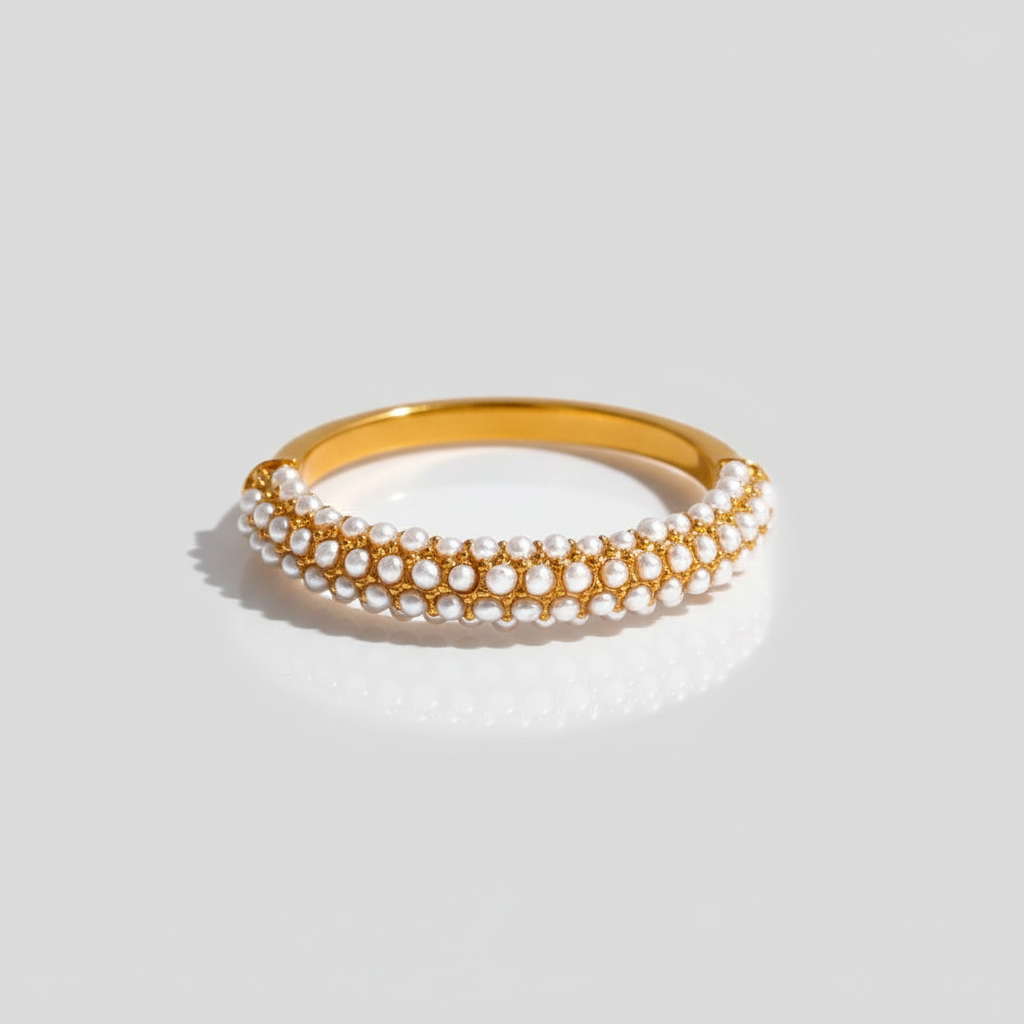 Bague perle fine plaqué or Orlane pour femme - Atelier des bijoux - Or