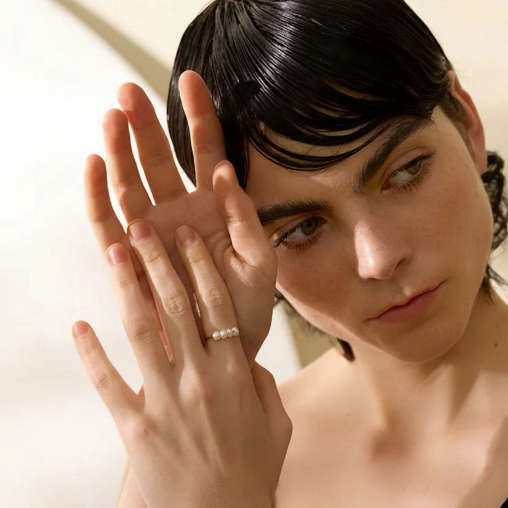 Bague perle d'eau douce plaquée or Aurianne pour femme - Atelier des bijoux