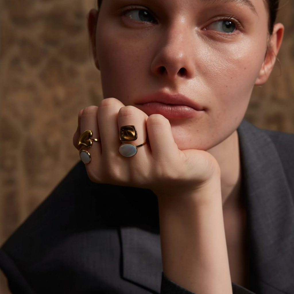 Bague Pearly pour femme - Atelier des bijoux