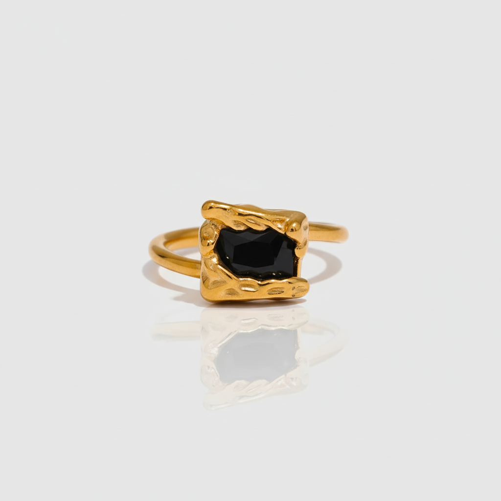 Bague Aily pour femme - Atelier des bijoux - Noir