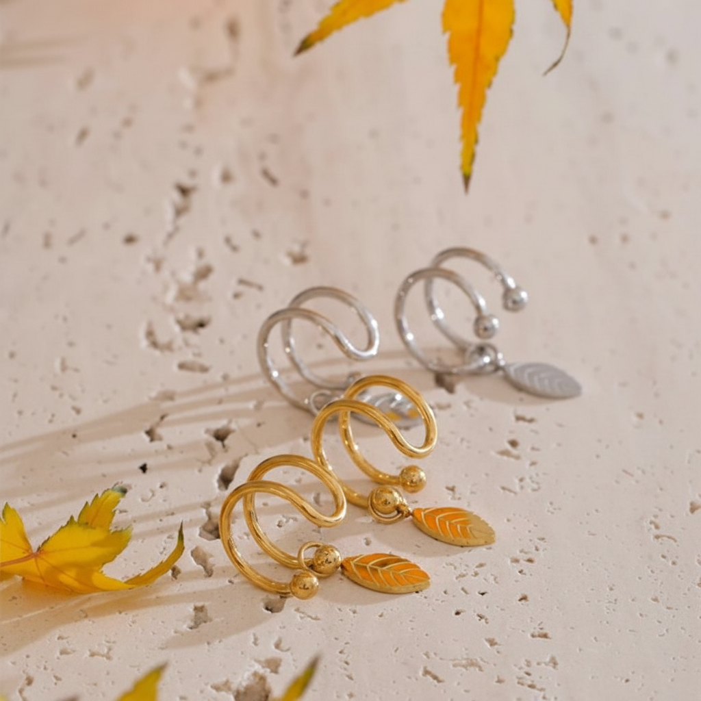 Earcuff Little leaf pour femme - Atelier des bijoux