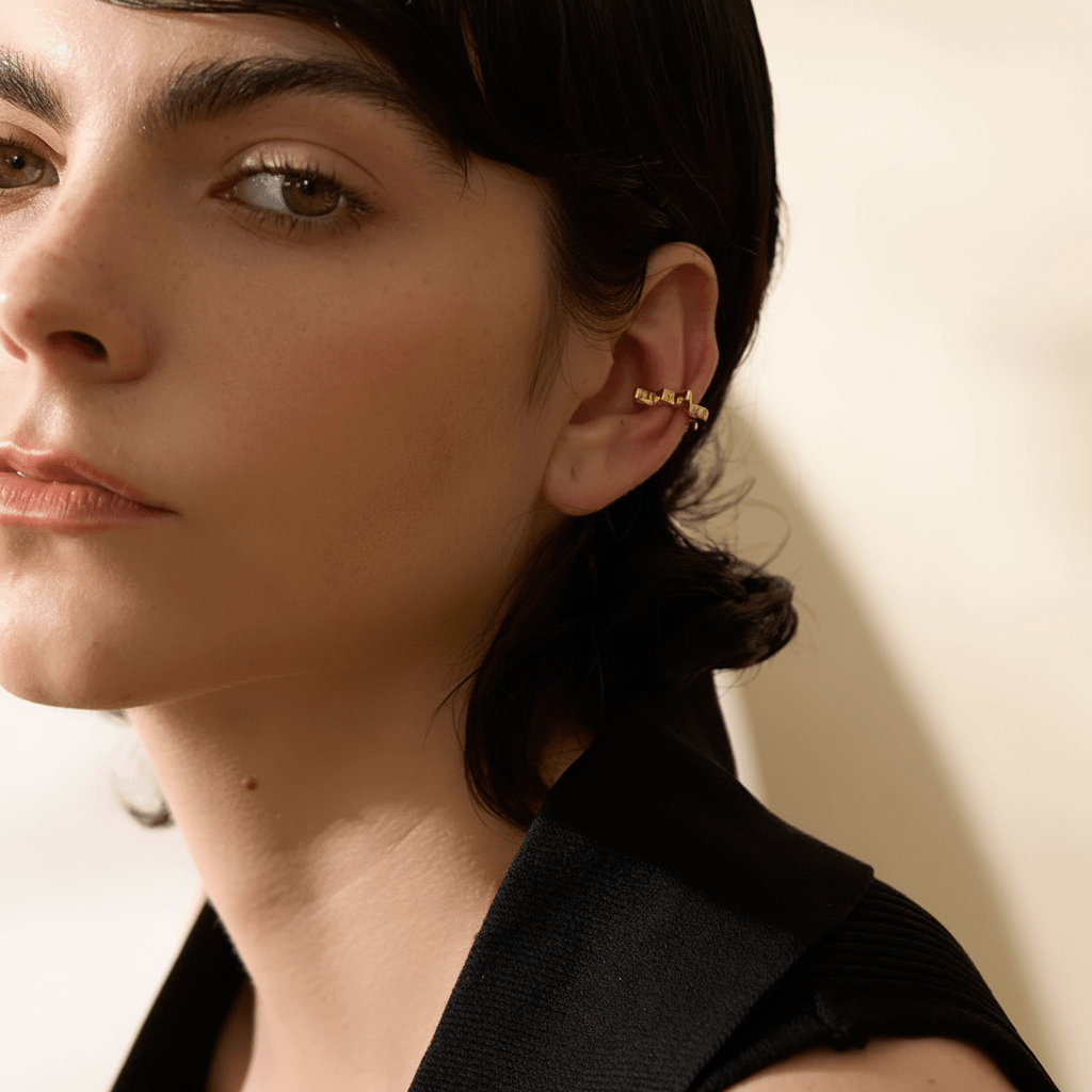 Ear cuff argent sterling 925 Cassiopée - L'atelier des bijoux