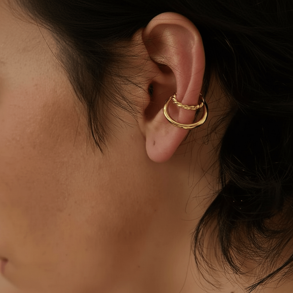 Ear cuff argent sterling 925 Héra - L'atelier des bijoux